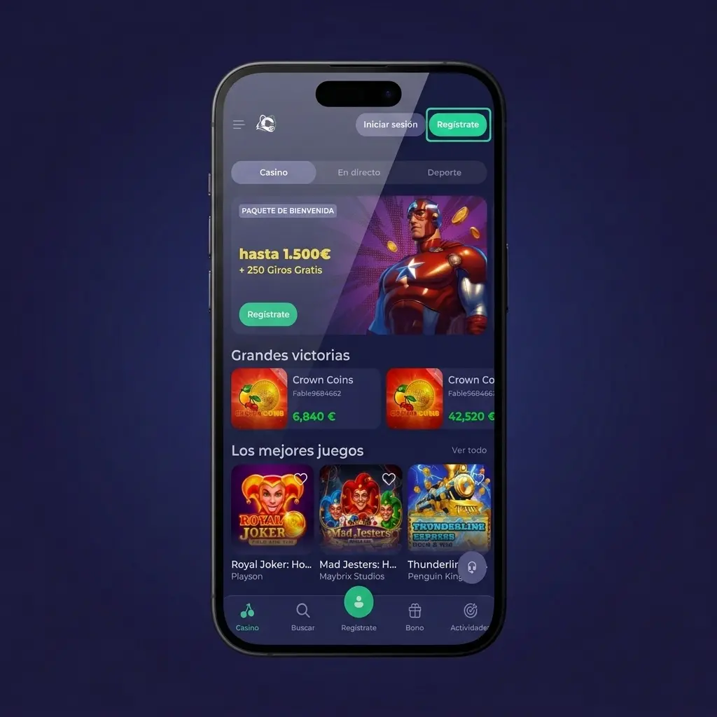 Guía paso a paso para crear una cuenta en Bruno Casino app con verificación de identidad DGOJ en España