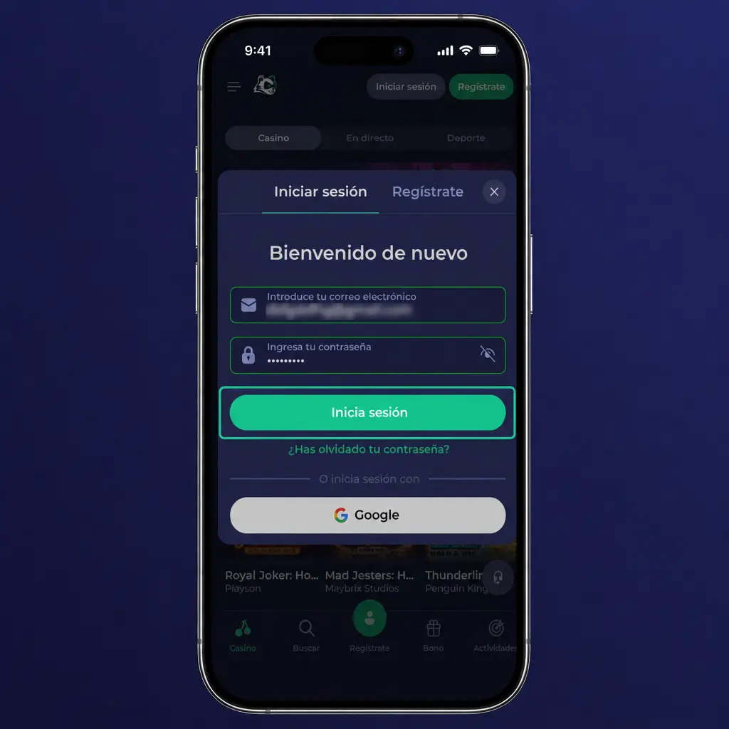 Guía paso a paso para iniciar sesión en tu cuenta con correo, contraseña y acceso al panel