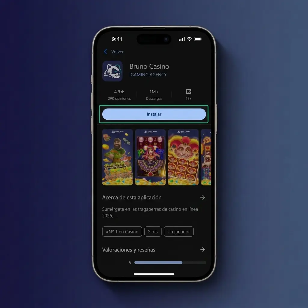 Guía paso a paso para instalar la app de Bruno Casino en Android con descarga de APK oficial