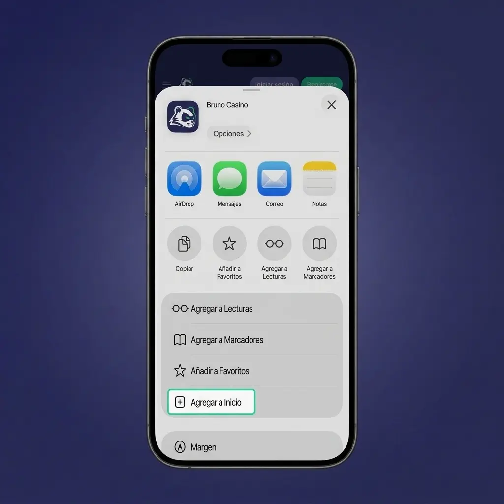 Guía de instalación de Bruno Casino en iOS: descarga, configuración y acceso en iPhone o iPad