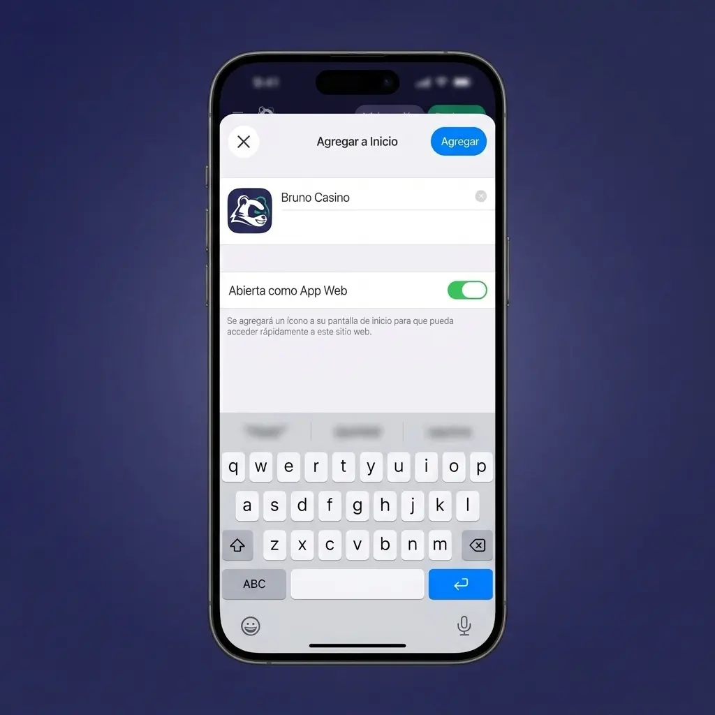 Guía de instalación paso a paso de la app Bruno Casino en iPhone e iPad desde App Store o Web App