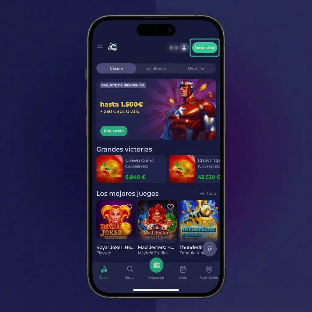 Guía paso a paso para hacer un depósito en Bruno Casino con métodos de pago disponibles