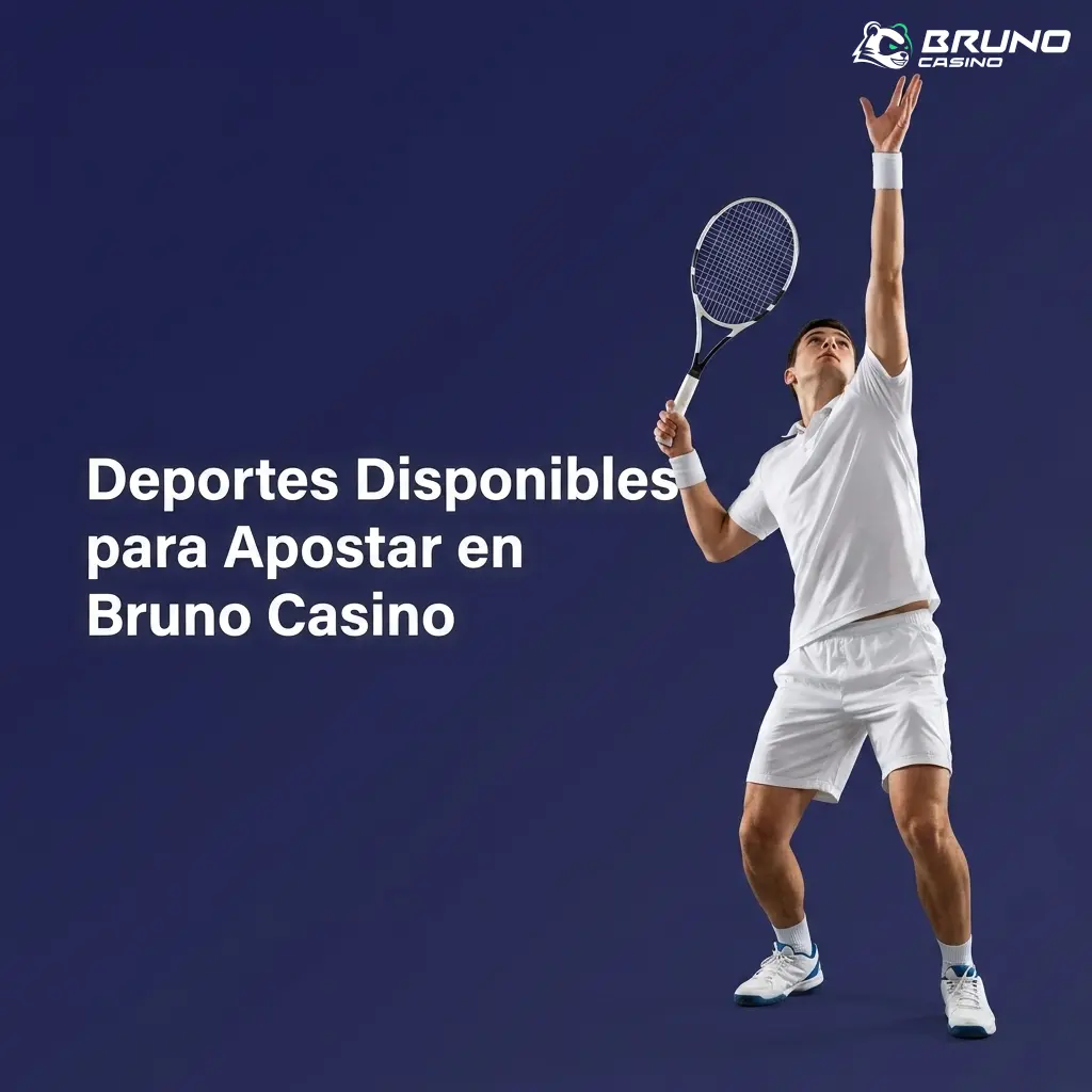 Deportes disponibles para apostar en Bruno Casino: fútbol, tenis, baloncesto, eSports y más de 30 disciplinas